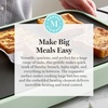 image:imageMartha Stewart 12 x 22 Electric Griddle XL Ceramic NonstickFlat Top Cooking Surface Adjustable Temperature Dial Drip Tray Dishwasher Safe 1500W Fast Even Heating Pancakes amp Eggs Linen CreamHoneydew Green